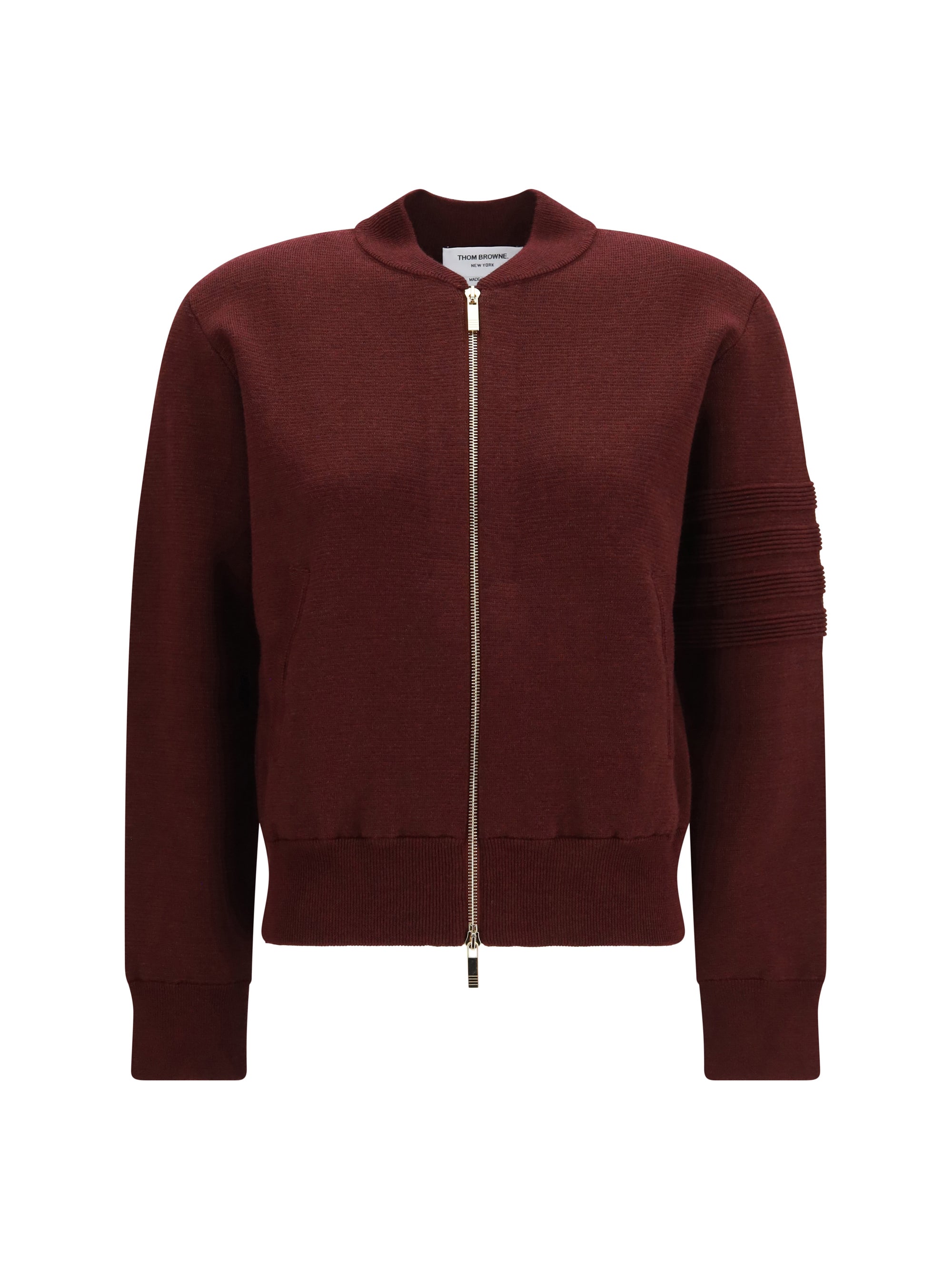 ottoman milano stitch 4-bar bomber jacket