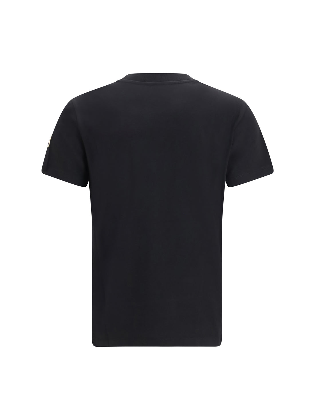 MONCLER XS cotton t-shirt with a tone on tone embroidered logo