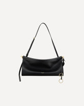 Alaa Le Click West Medium Shoulder Bag Black