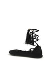 the sound of the sea lace-up ballerinas