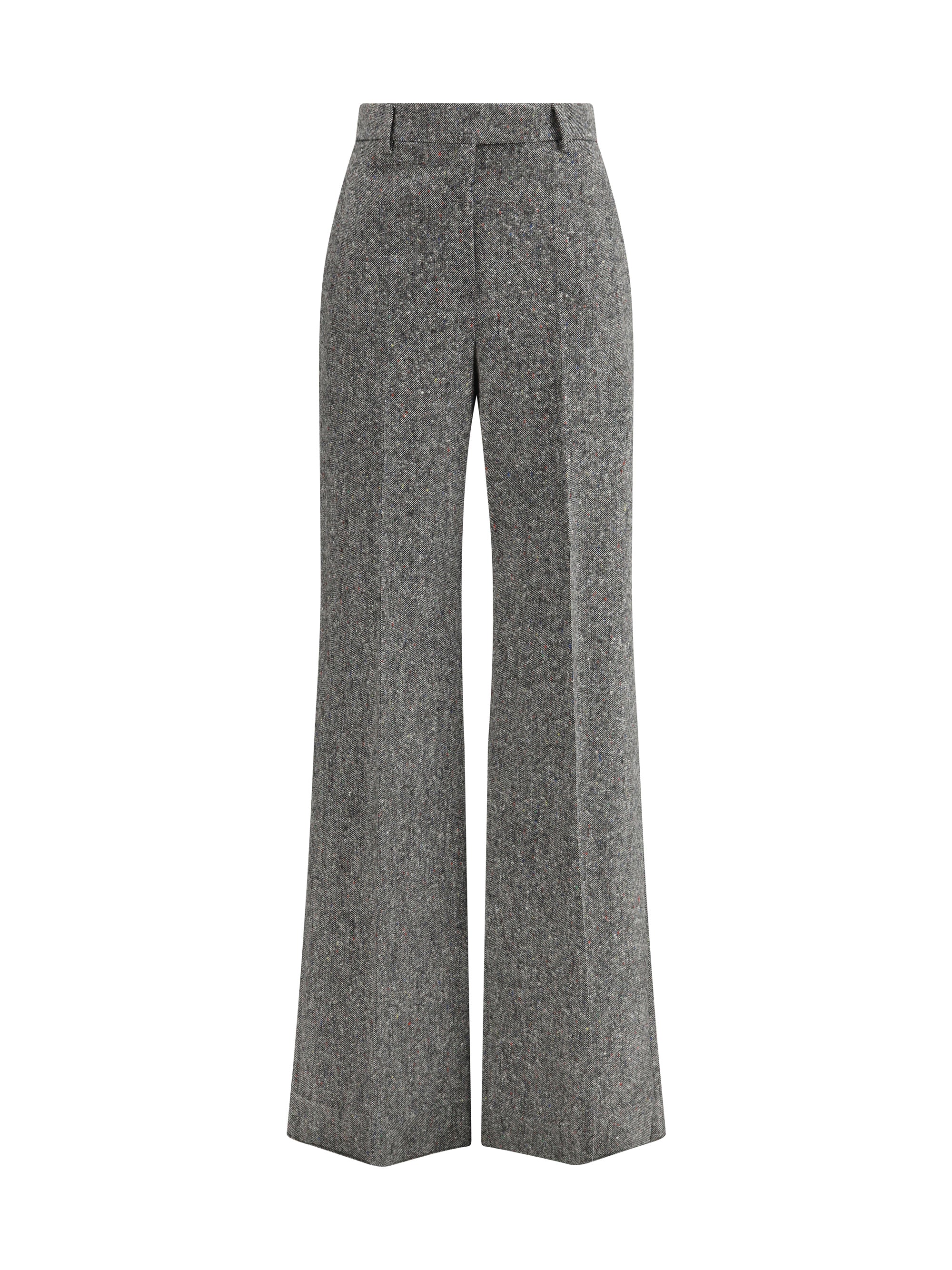 VALENTINO 42 bottonato natté wool trousers