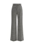 VALENTINO 42 bottonato natté wool trousers