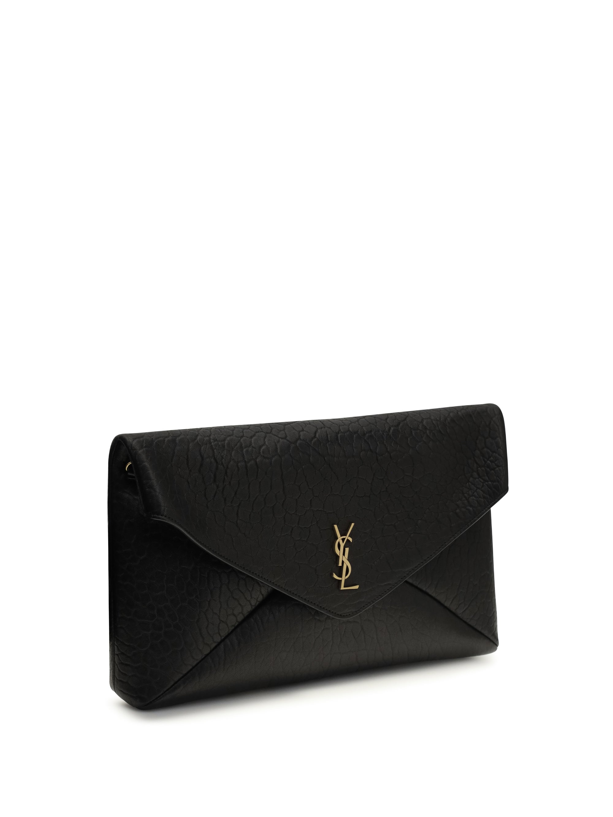 SAINT LAURENT OS cassandre clutch bag