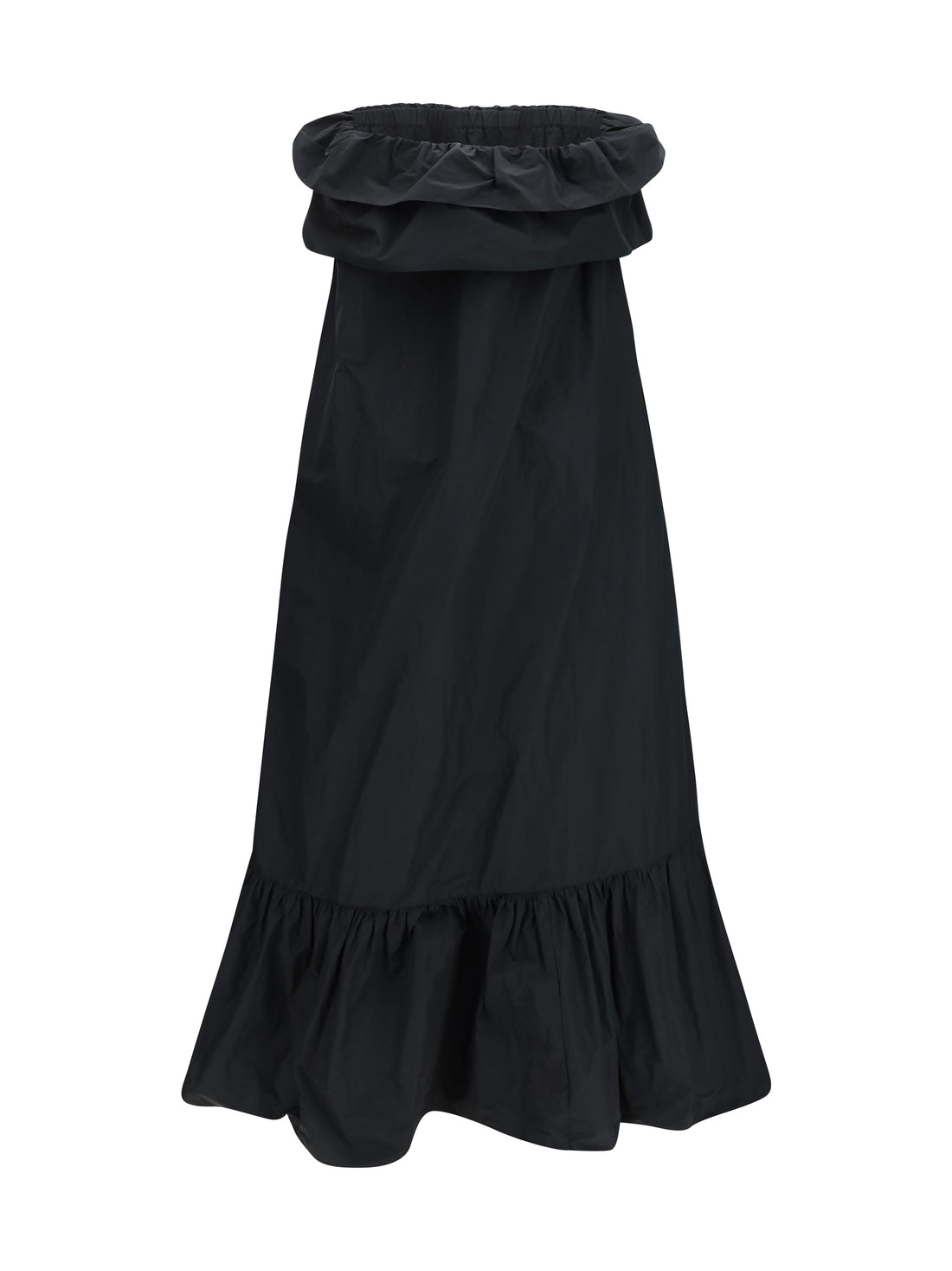 SAINT LAURENT 38 sleeveless country dress in technical canvas 