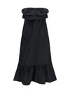 sleeveless country dress in technical canvas