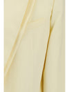 double-collar blazer in viscose blend