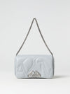 seal bag in leather with quilted monogram