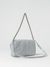 MCQUEEN OS seal bag in leather with quilted monogram