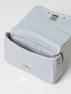 seal bag in leather with quilted monogram