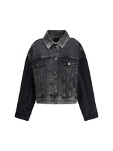 PINKO M the trucker jacket with mini studs