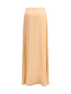 classic long silk skirt