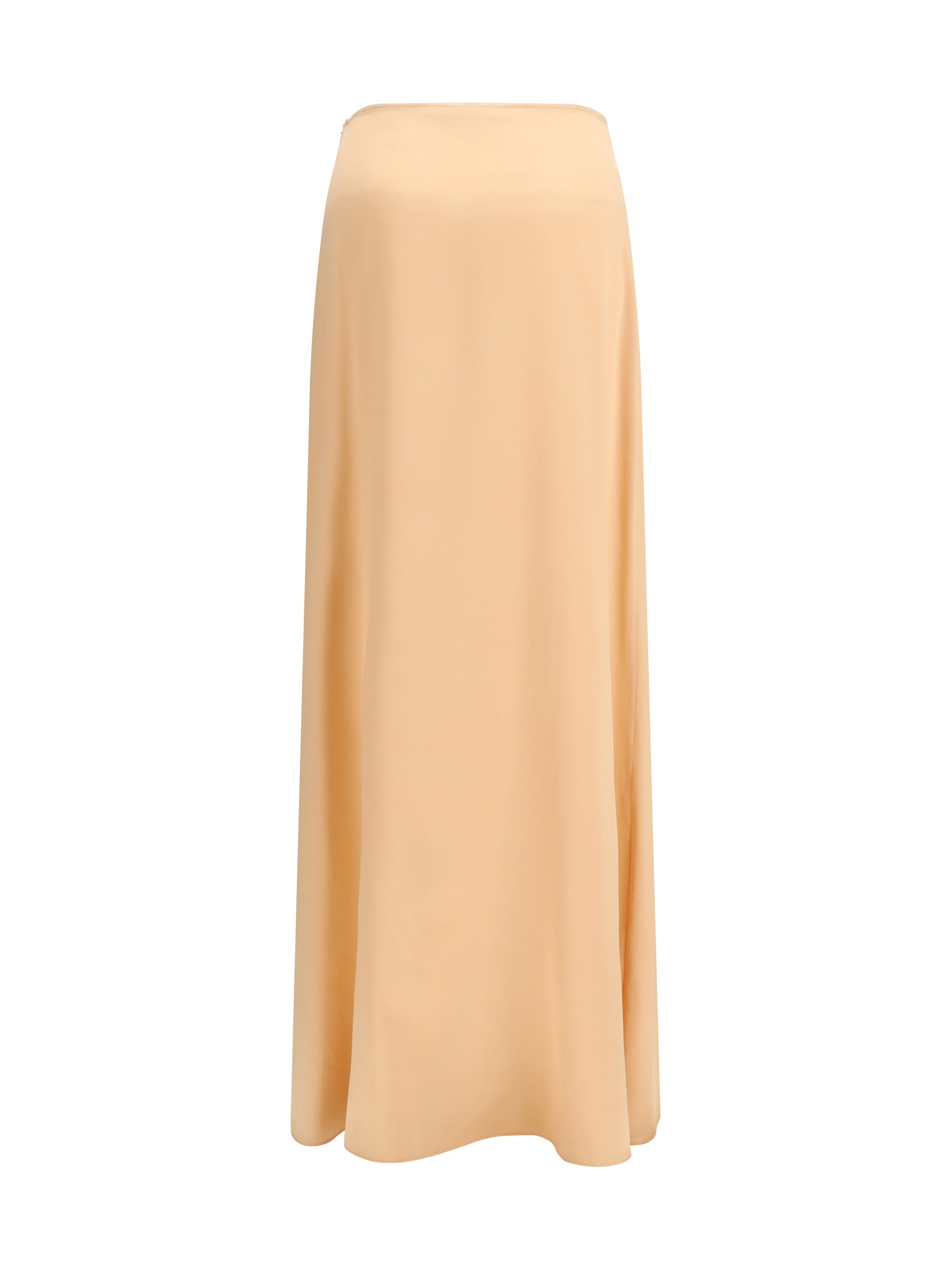 classic long silk skirt