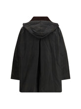 BARBOUR 6 tartan waxed duffle coat by barbour x ganni