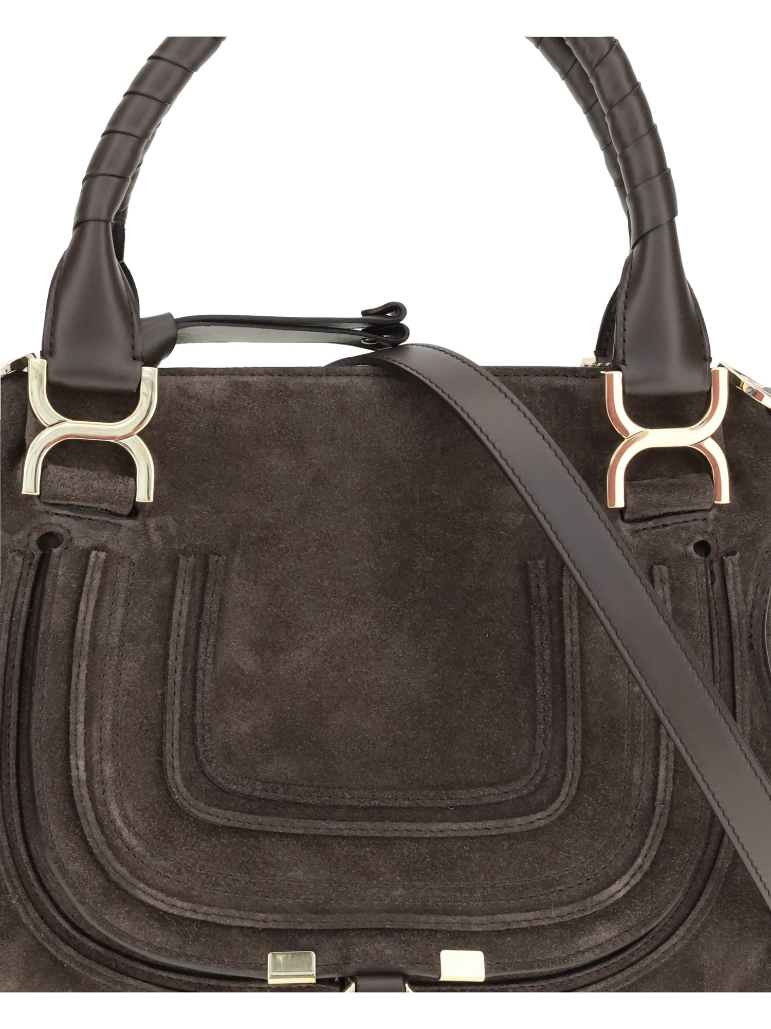 small suede shoulder bag