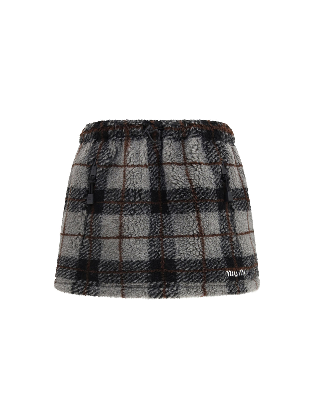 MIU MIU 36 check mini skirt