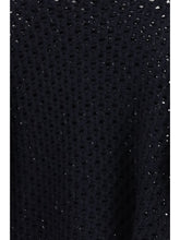 FABIANA FILIPPI 42 jumper crafted from platinum yarn with micro sequins