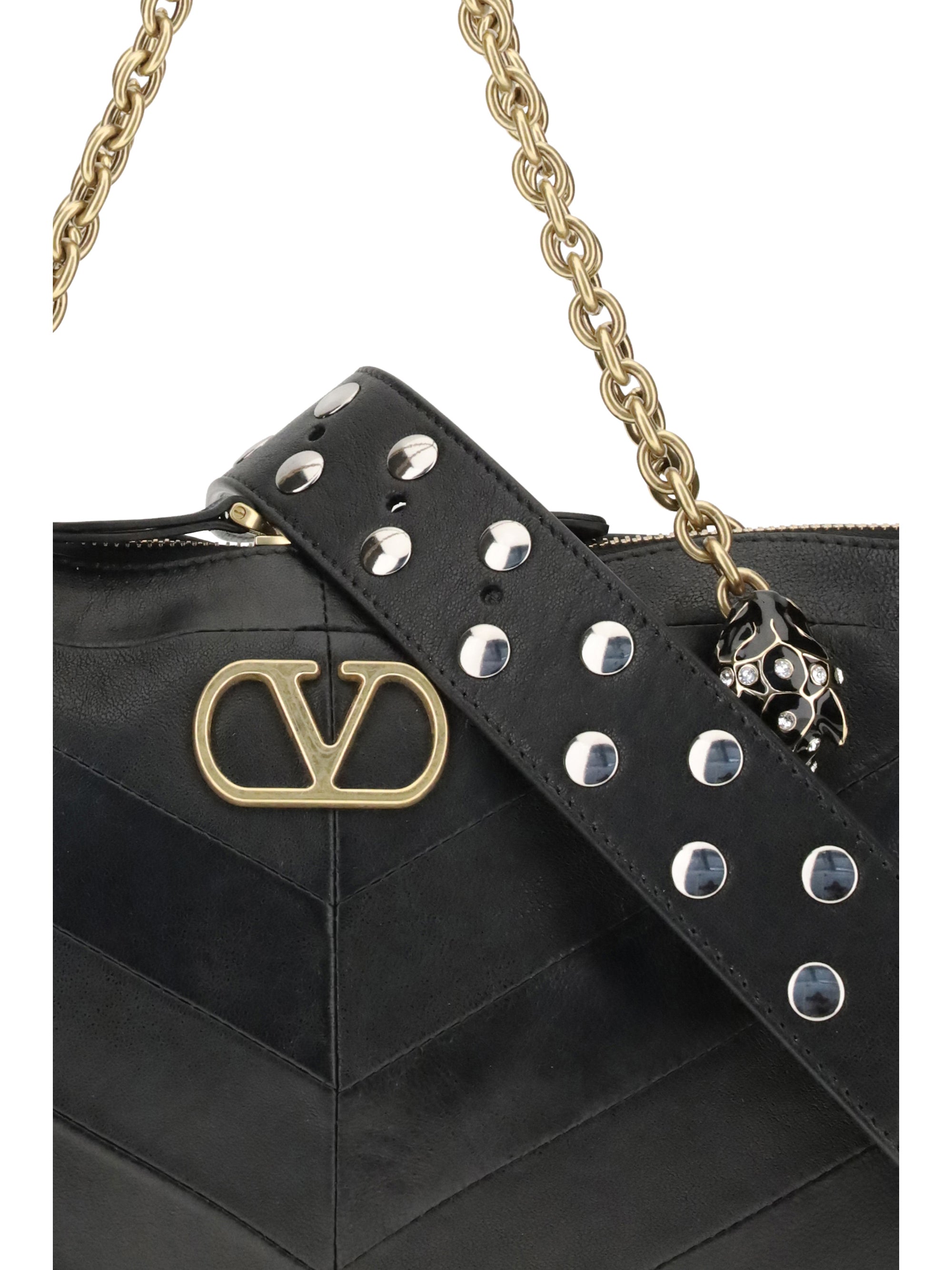 panthea chevron medium shoulder bag r