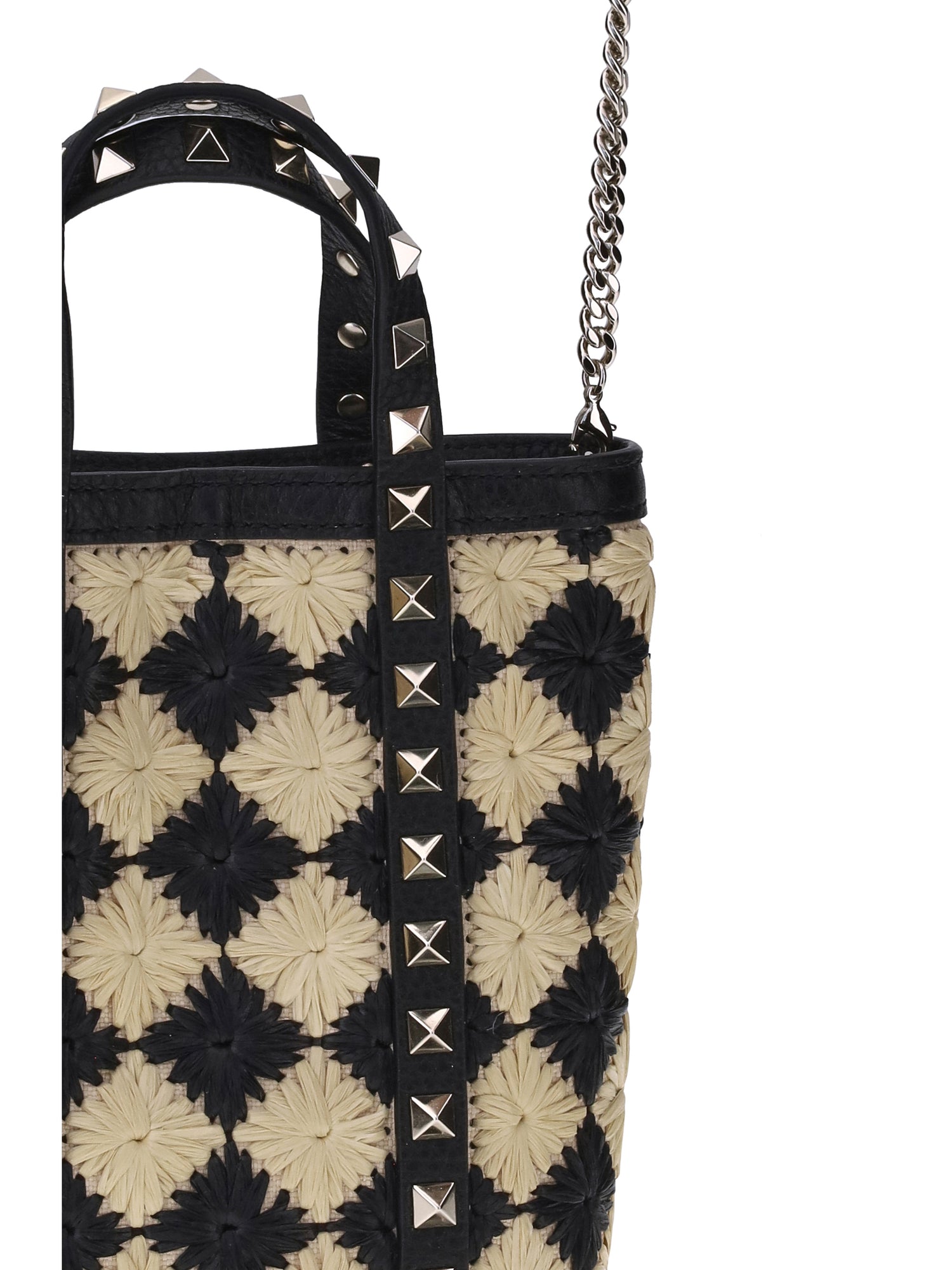 rockstud mini tote bag