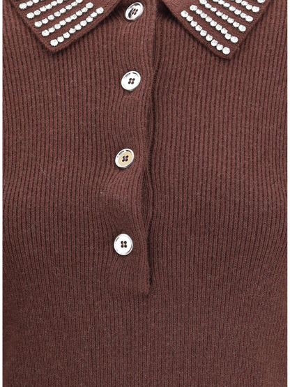 PINKO S emilia sweater with strass 