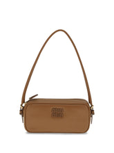 MIU MIU OS leather shoulder bag