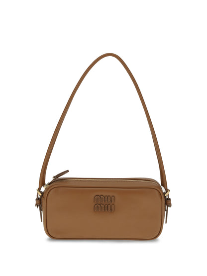 MIU MIU OS leather shoulder bag