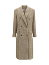 pilda herringbone wool-blend coat