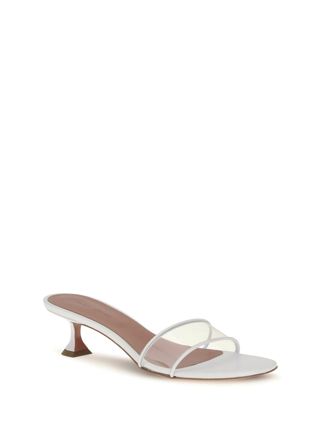 AMINA MUADDI 36 andreea glass mule sandals