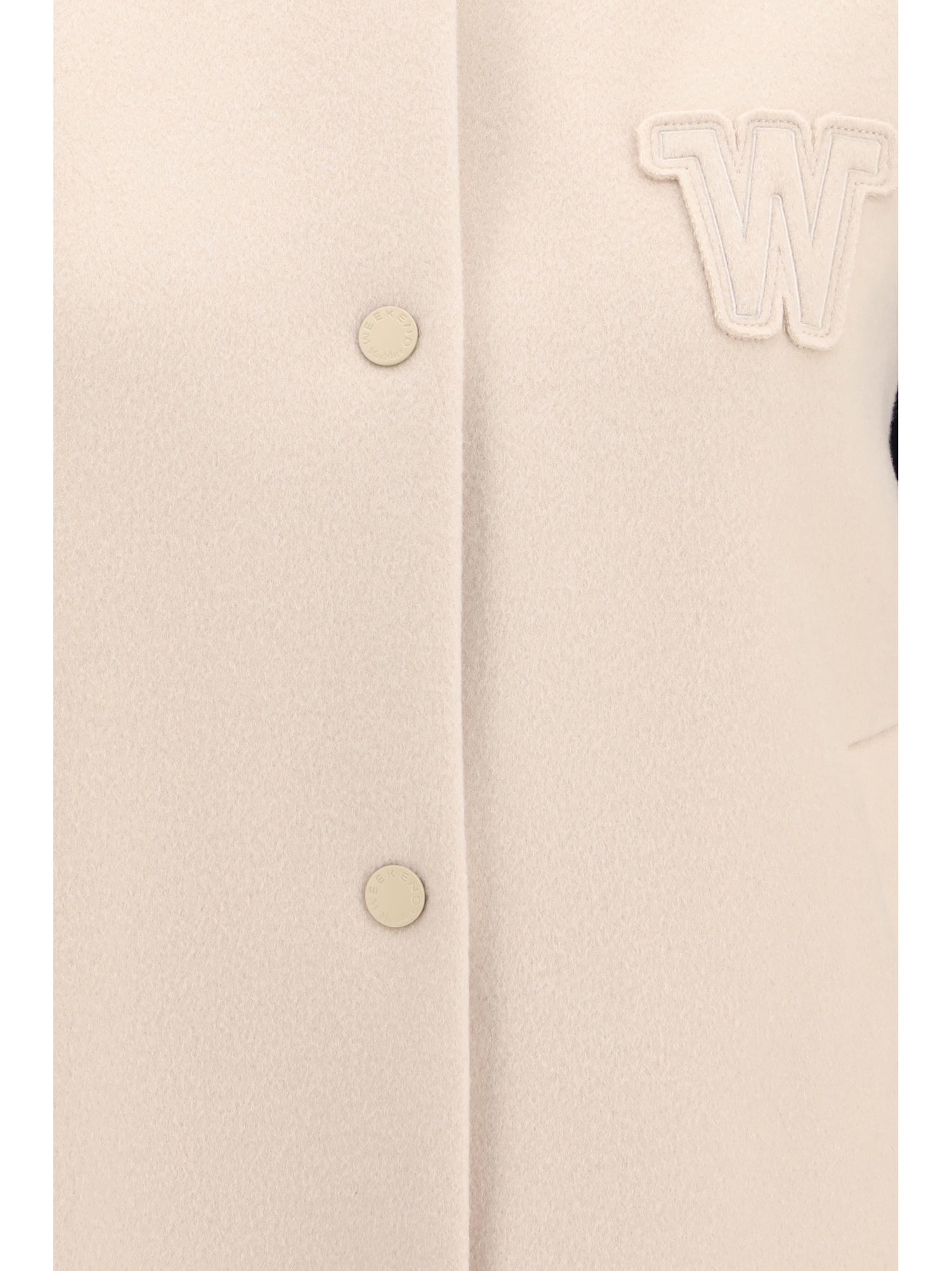 MAX MARA WEEKEND 38 oversized bomber in double wool