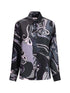 PUCCI 40 silk shirt with abstract print
