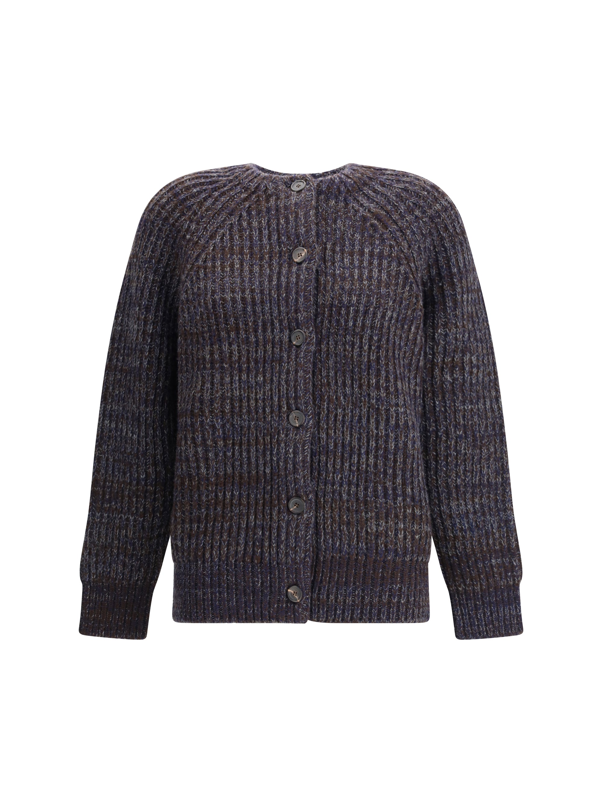 PRADA 38 crew neck sweater with button closure