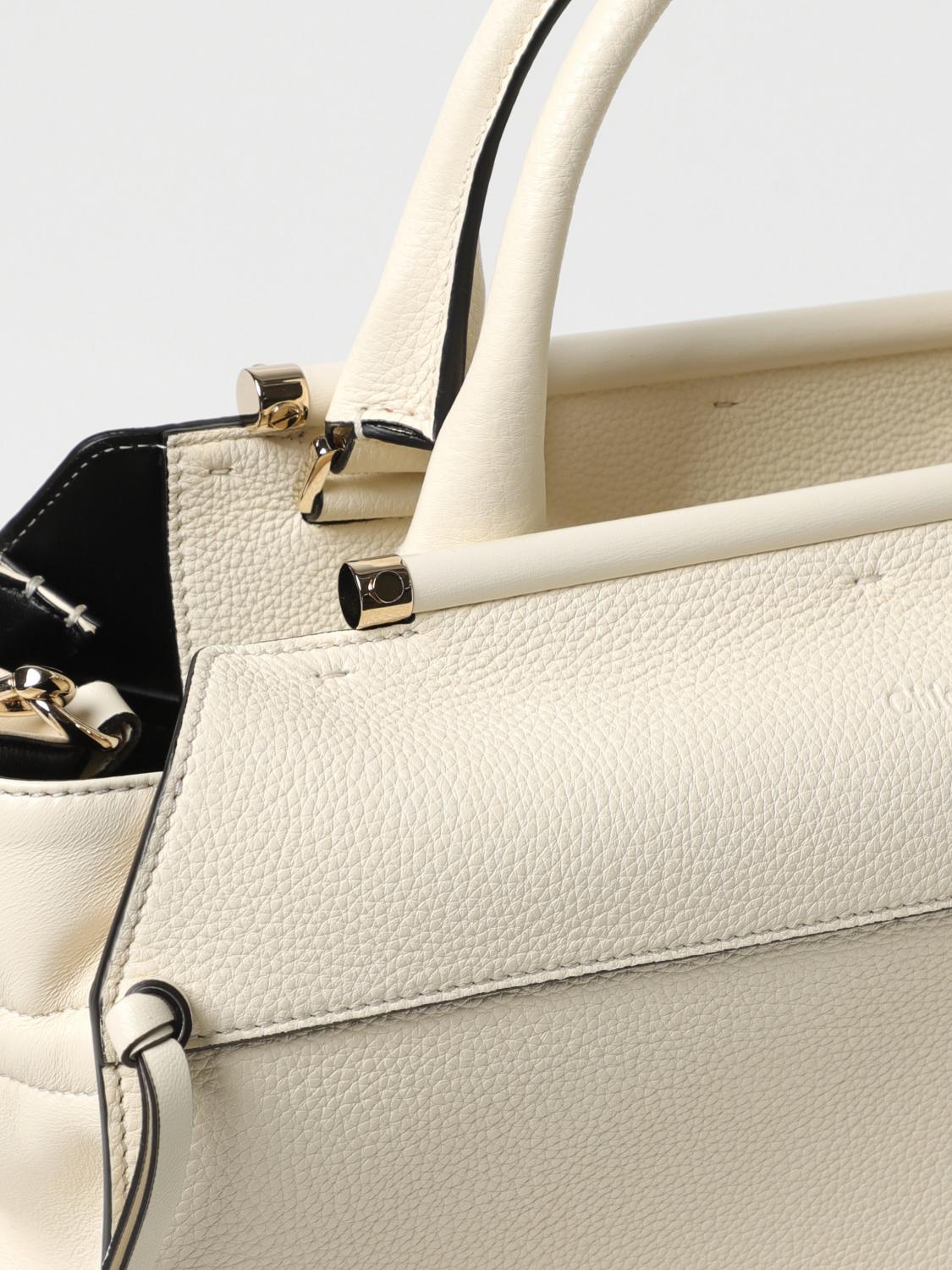 chloé carry leather bag