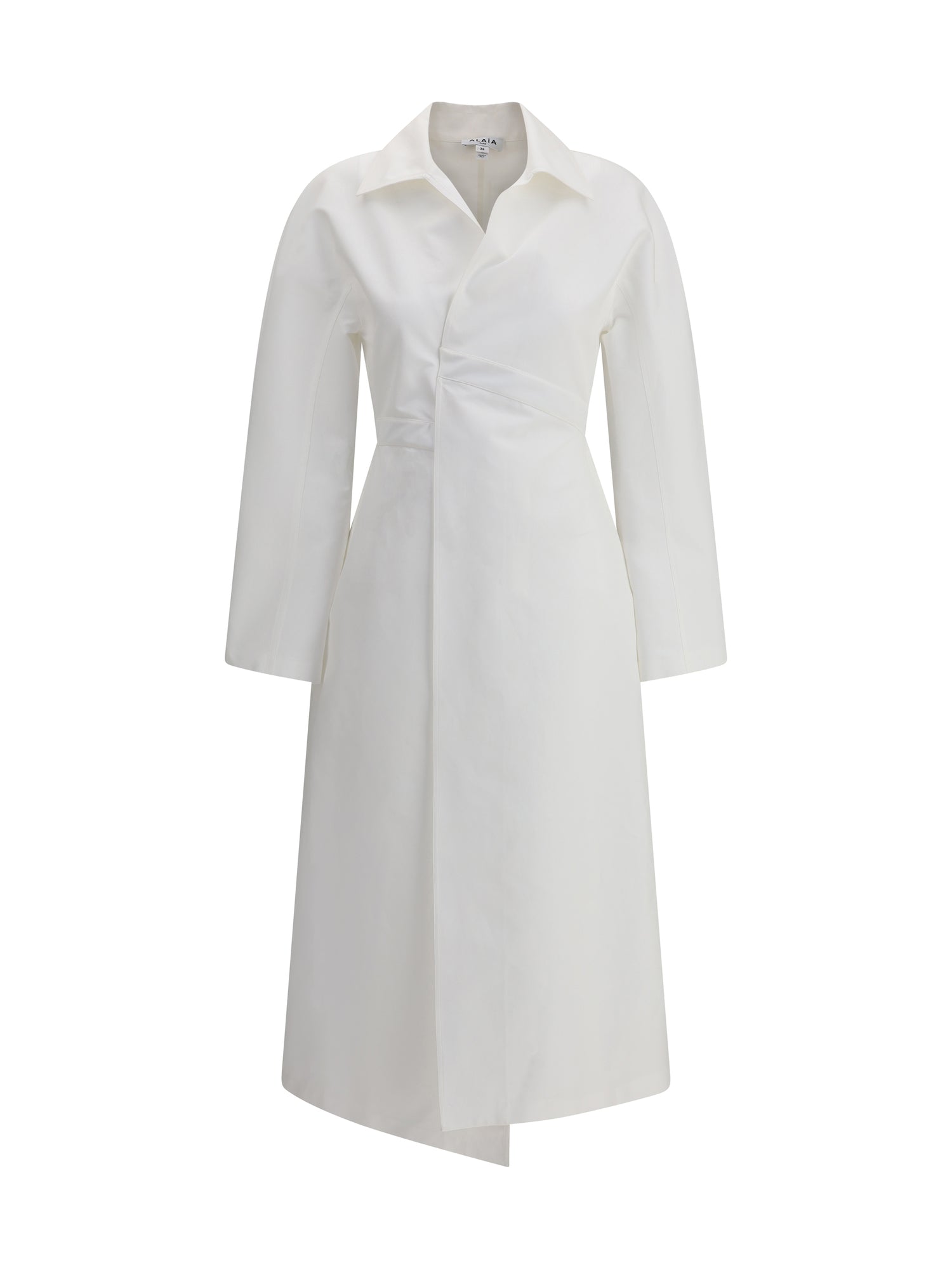 ALAIA 40 wrap-style midi dress