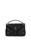 loulou medium leather shoulder bag