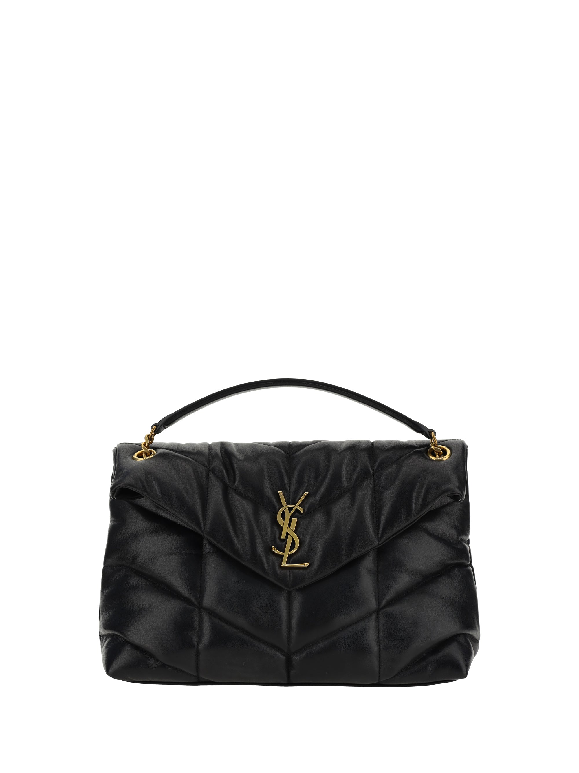 loulou medium leather shoulder bag