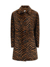 leopard print coat