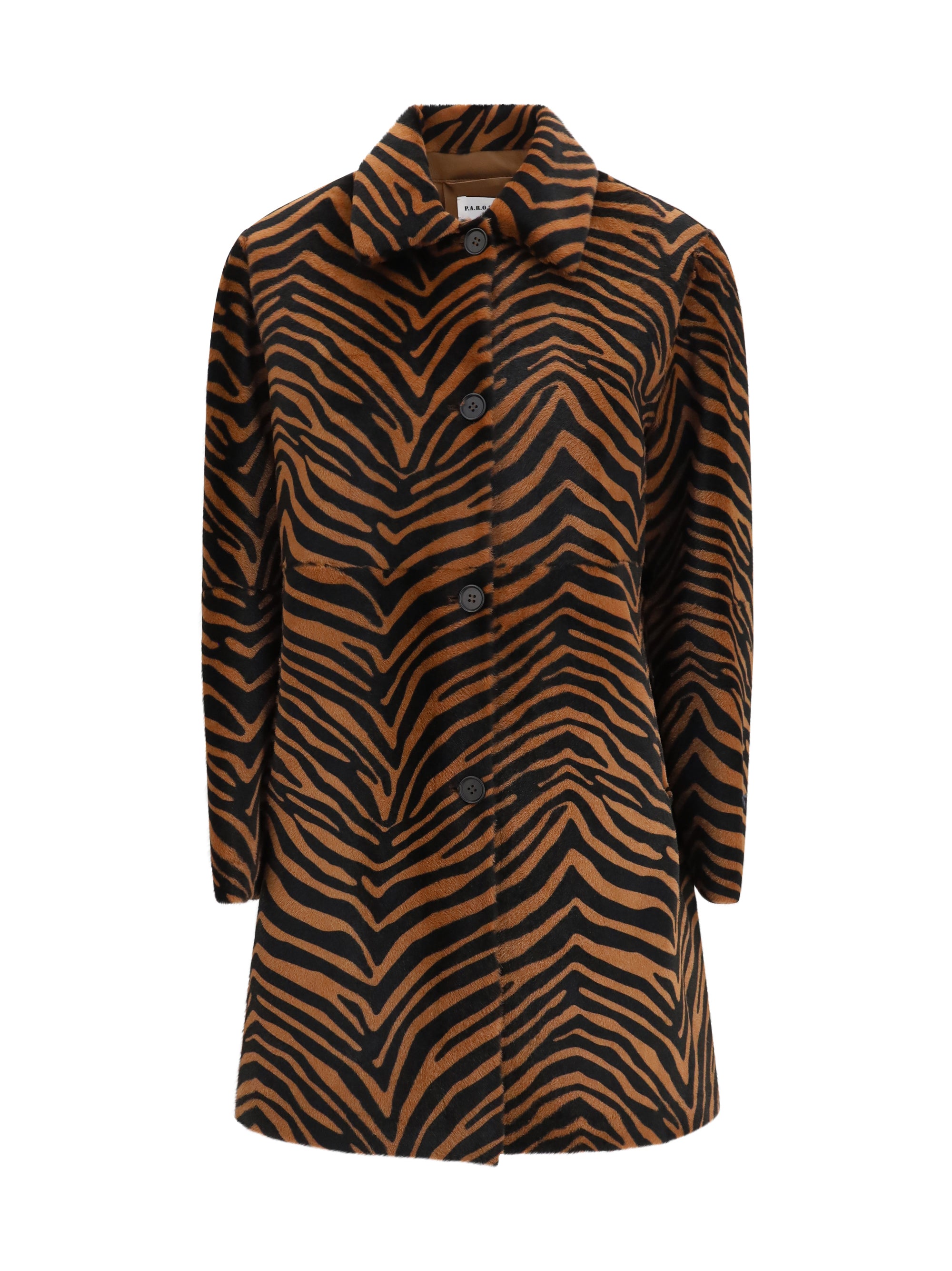leopard print coat