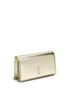 bettina clutch in laminated leather