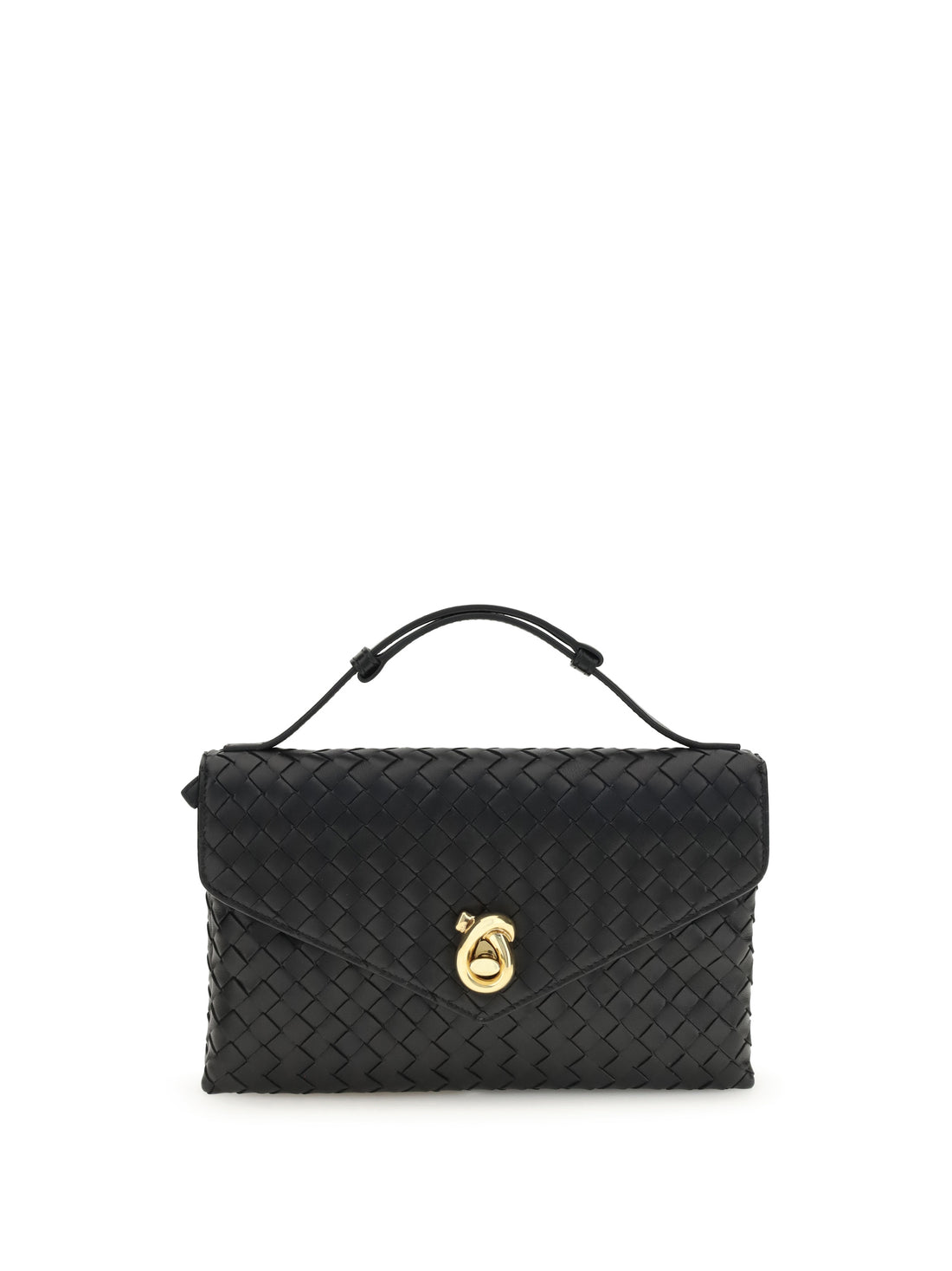 bottega-veneta-knot-lock-shoulder-bag-817191V08Z0_1019-black-m brass