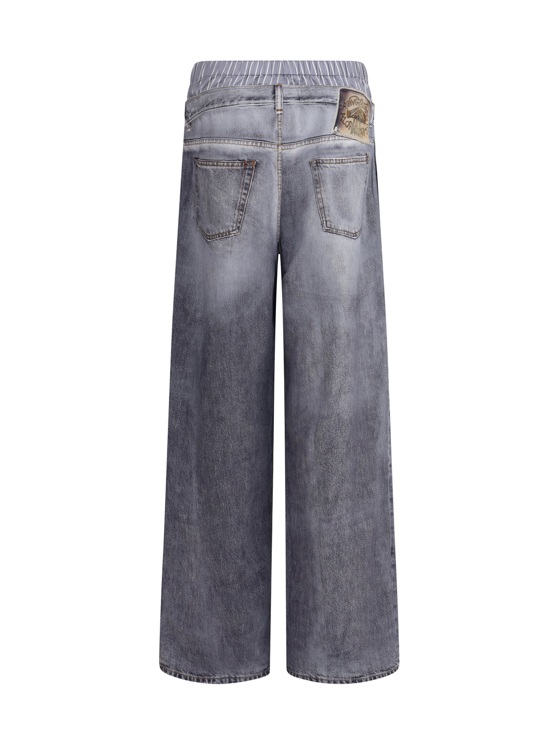 ACNE STUDIOS 38 denim print pants