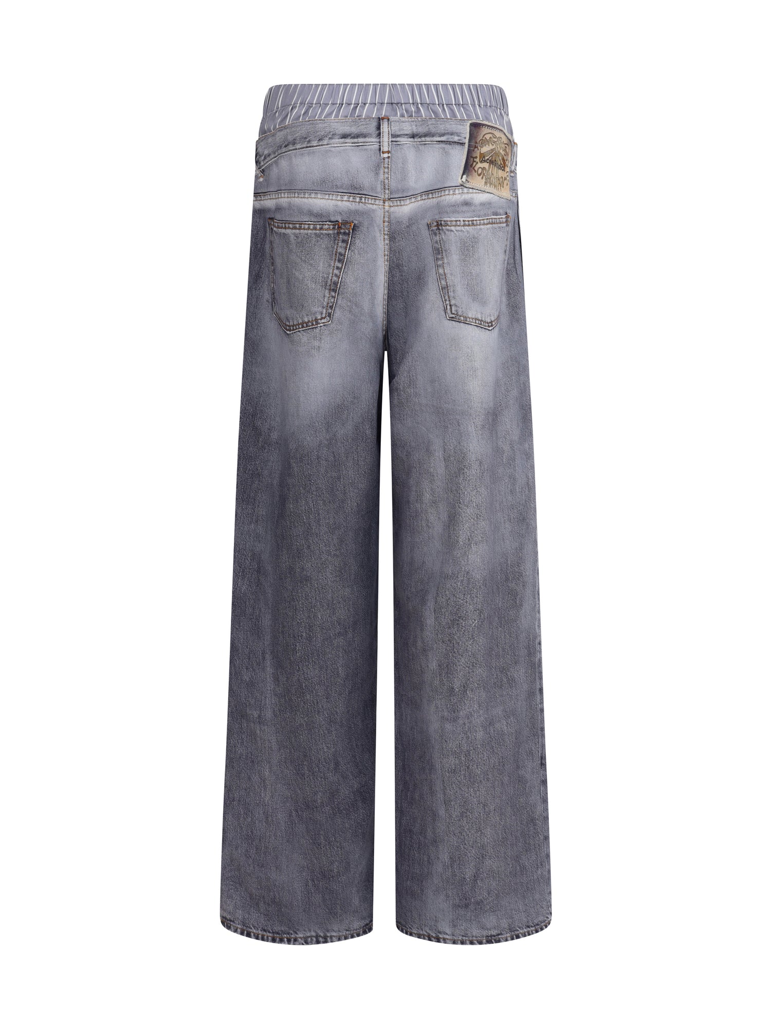 ACNE STUDIOS 38 denim print pants