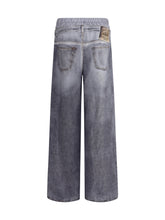 ACNE STUDIOS 38 denim print pants