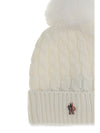 virgin wool pom-pom beanie