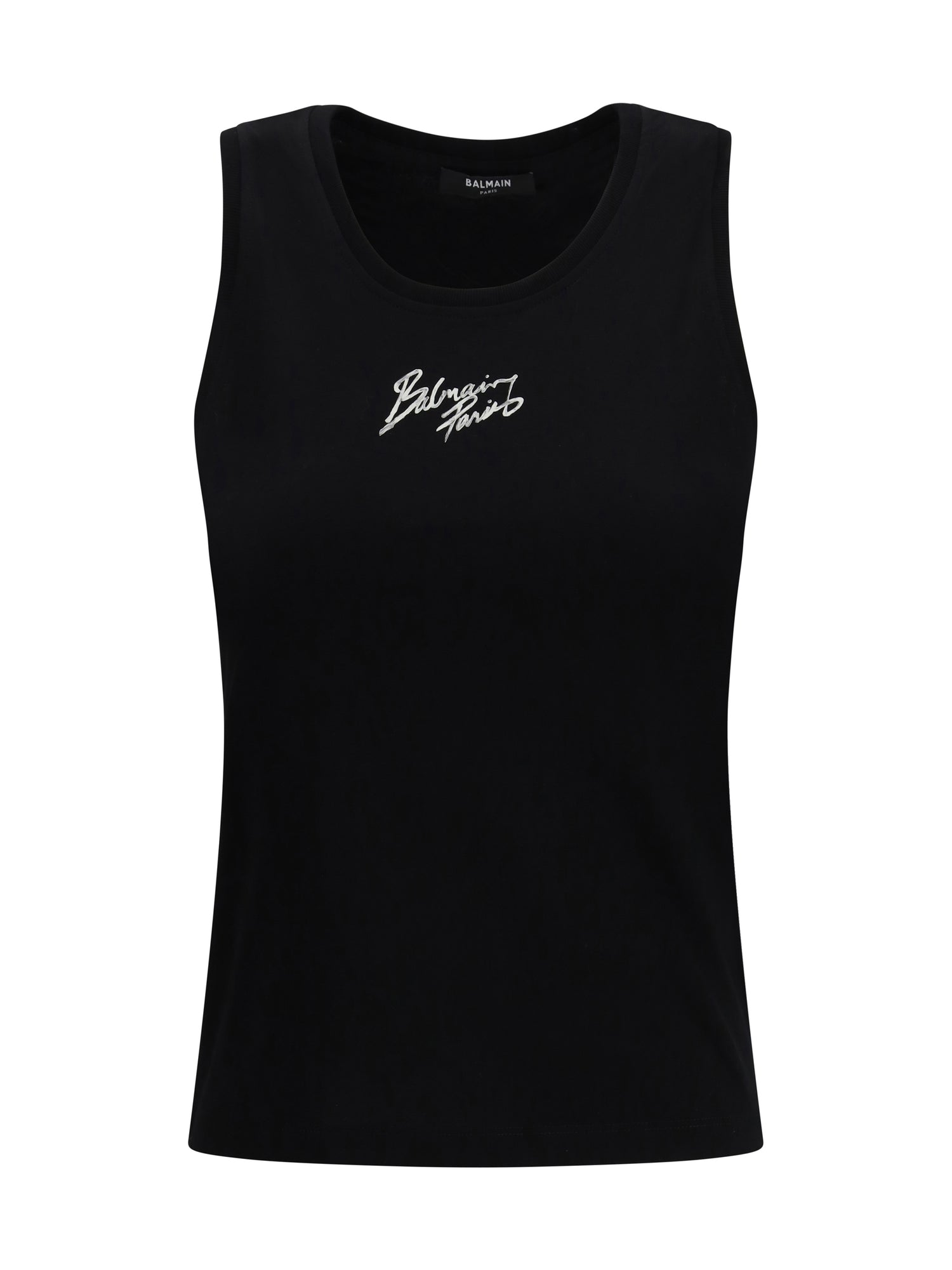BALMAIN L paris brush print tank top