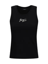 BALMAIN L paris brush print tank top