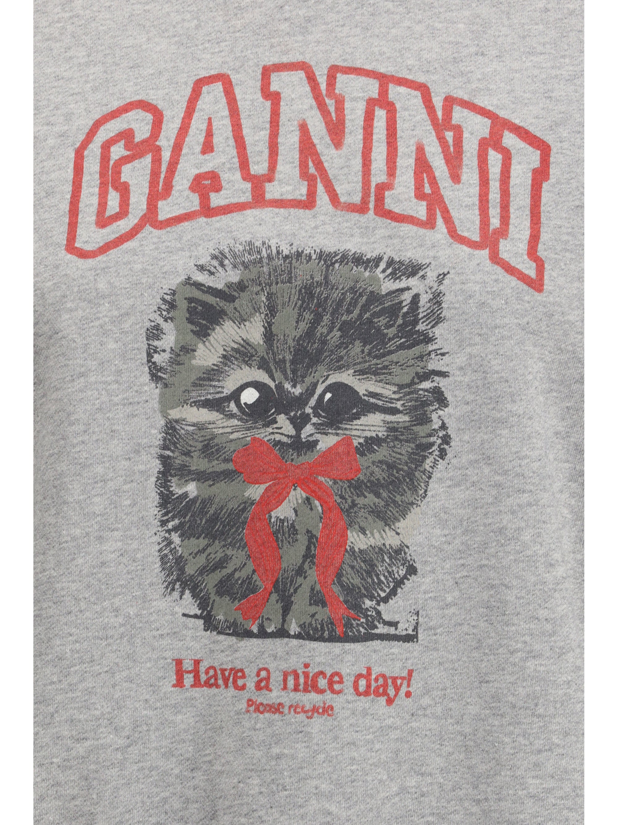 GANNI L kitty sweatshirt