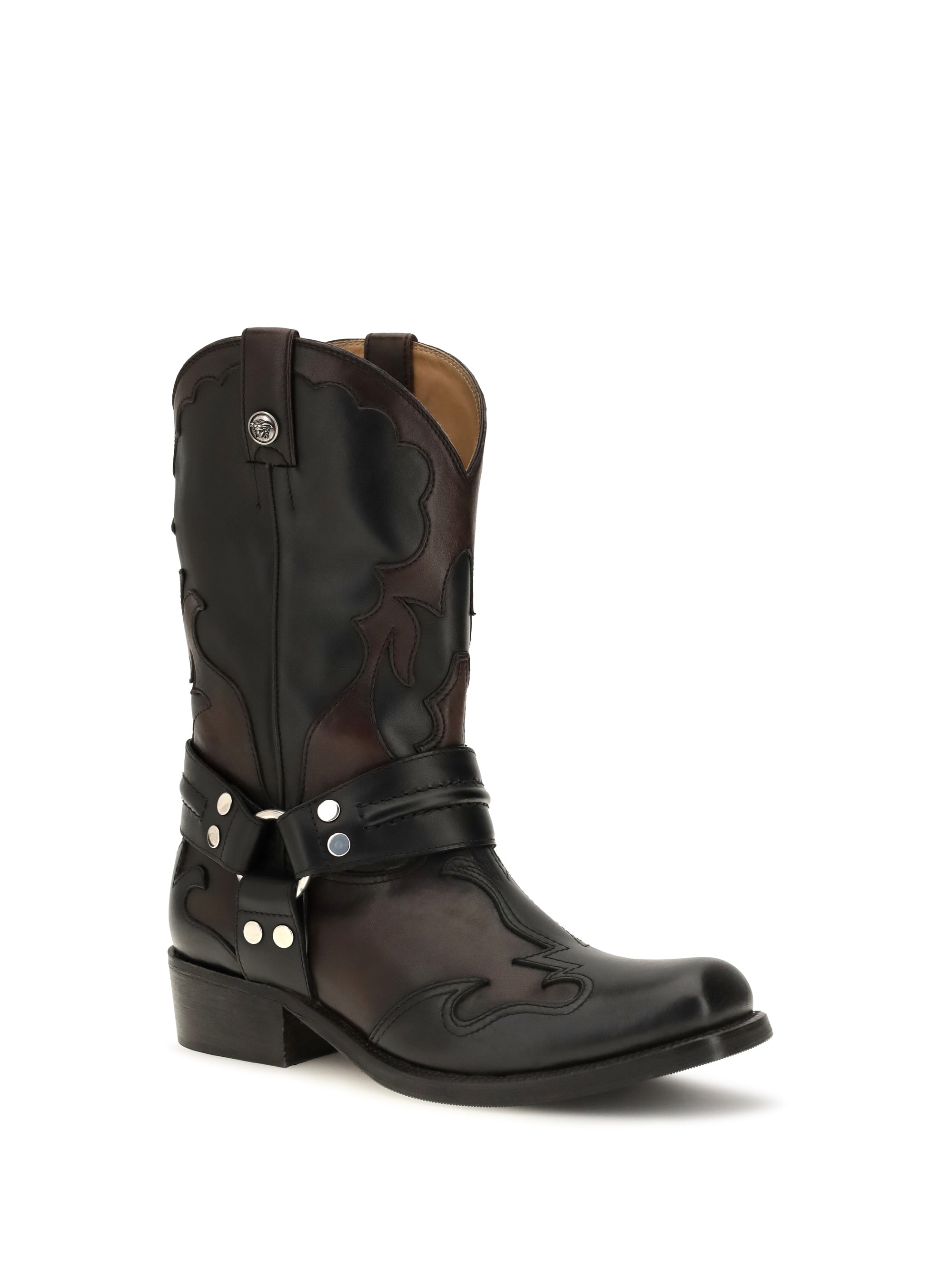 sylvester leather cowboy boots