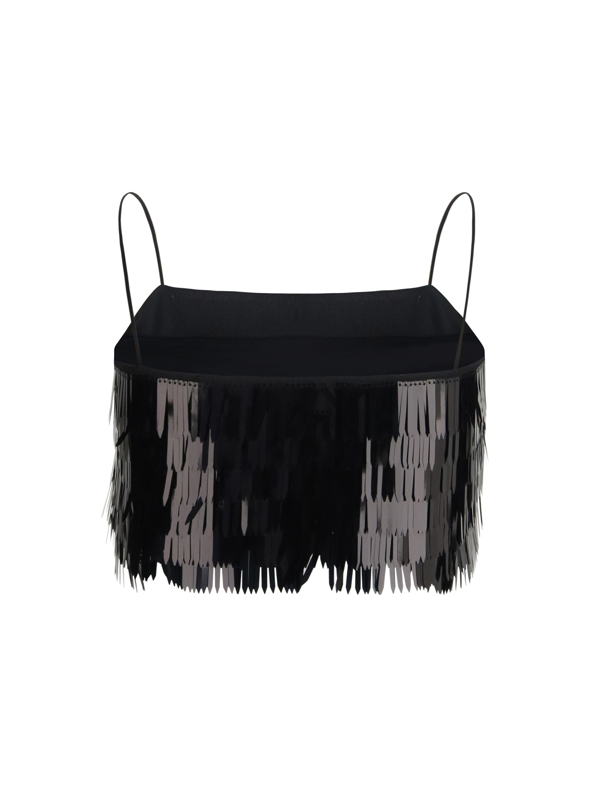 SELF-PORTRAIT 8 sequin top