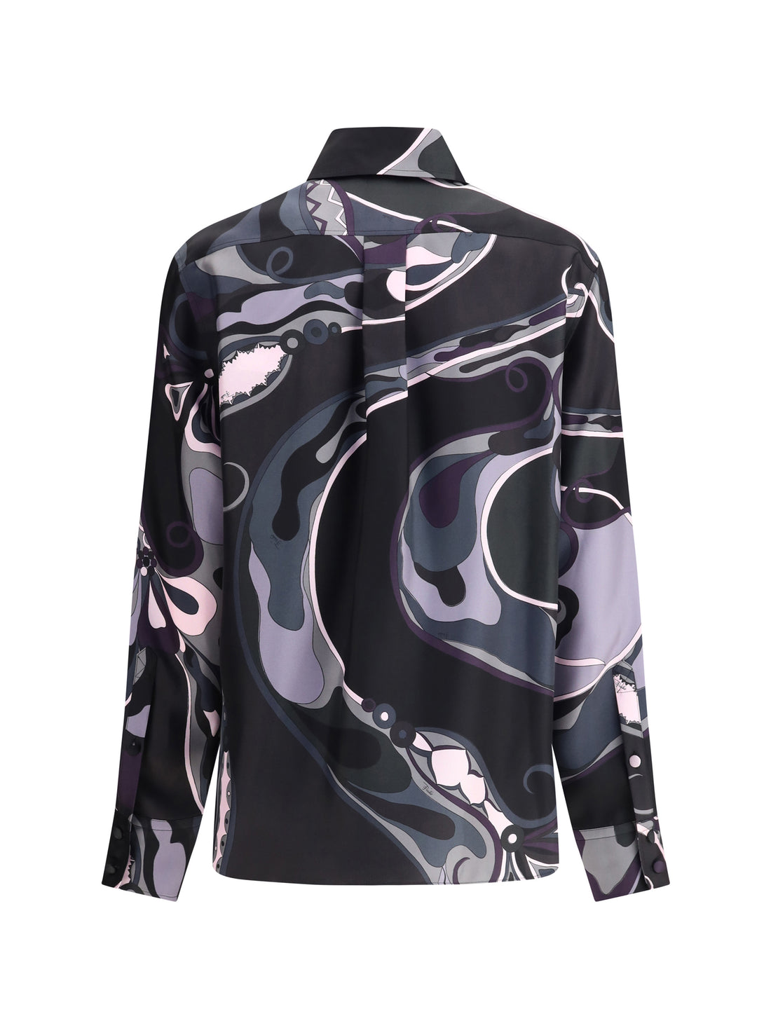 PUCCI 40 silk shirt with abstract print