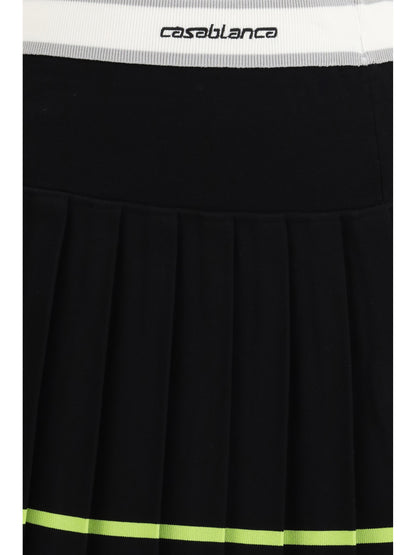 CASABLANCA L  striped pleated skirt
