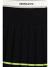 striped pleated skirt